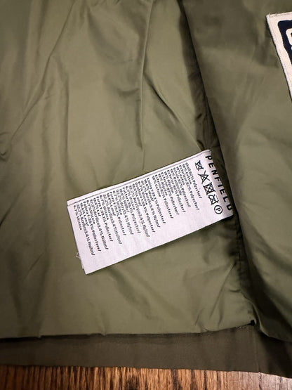 Penfield Kasson 80/20 Women's S Down Jacket Hooded in Green Fleece Lined