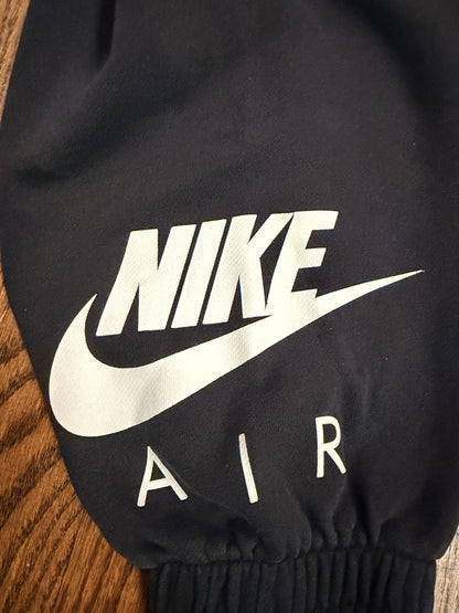 Nike Women’s Joggers Black L | Zip Pockets | Nike Air Logo | 26” Inseam