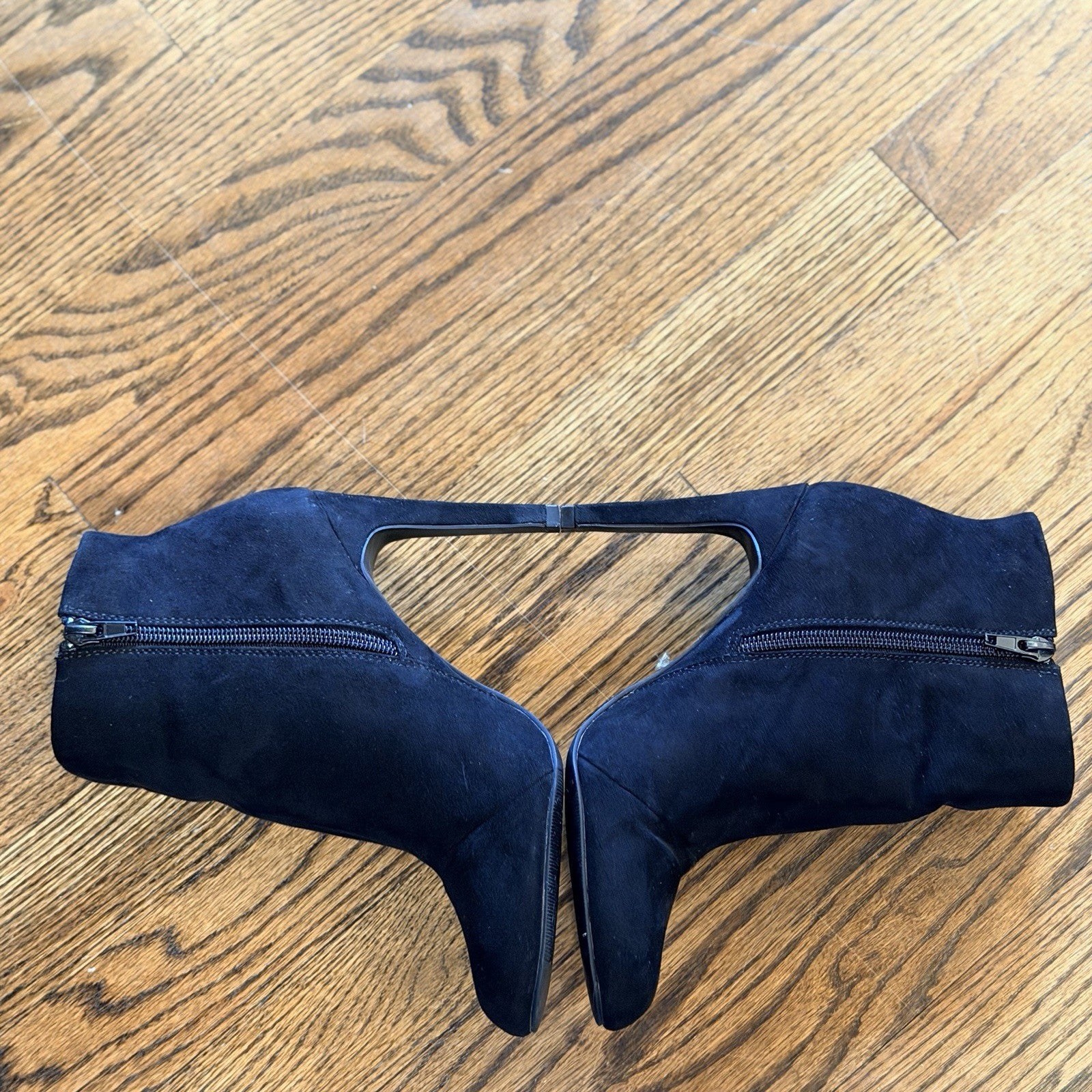 Forever 21 Stiletto 4” Heel Ankle Boots Booties Black size 7