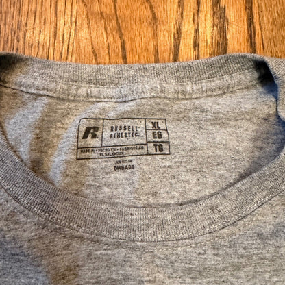 Russell Athletic BYUH Seasiders Long Sleeve T-Shirt XL Gray BYU Hawaii