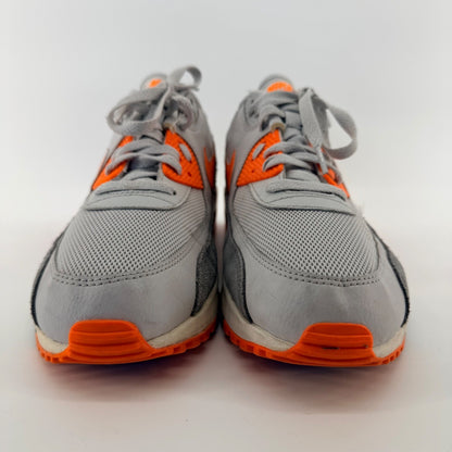 Nike Air Max 90 Wolf Grey Total Orange Mens Sneakers Running Shoes Size 11