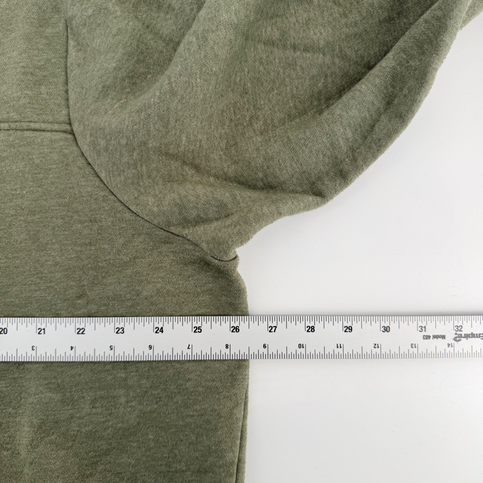 Orvis Quarter Zip Pullover Sweatshirt Fly Fishing Logo XXL Olive Green Heather