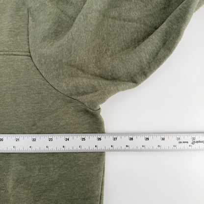 Orvis Quarter Zip Pullover Sweatshirt Fly Fishing Logo XXL Olive Green Heather