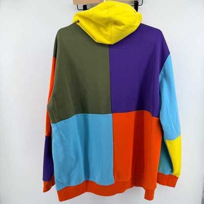 Polo Ralph Lauren Colorblock Hoodie Fleece Pullover Pony Logo 3XLT Multicolor