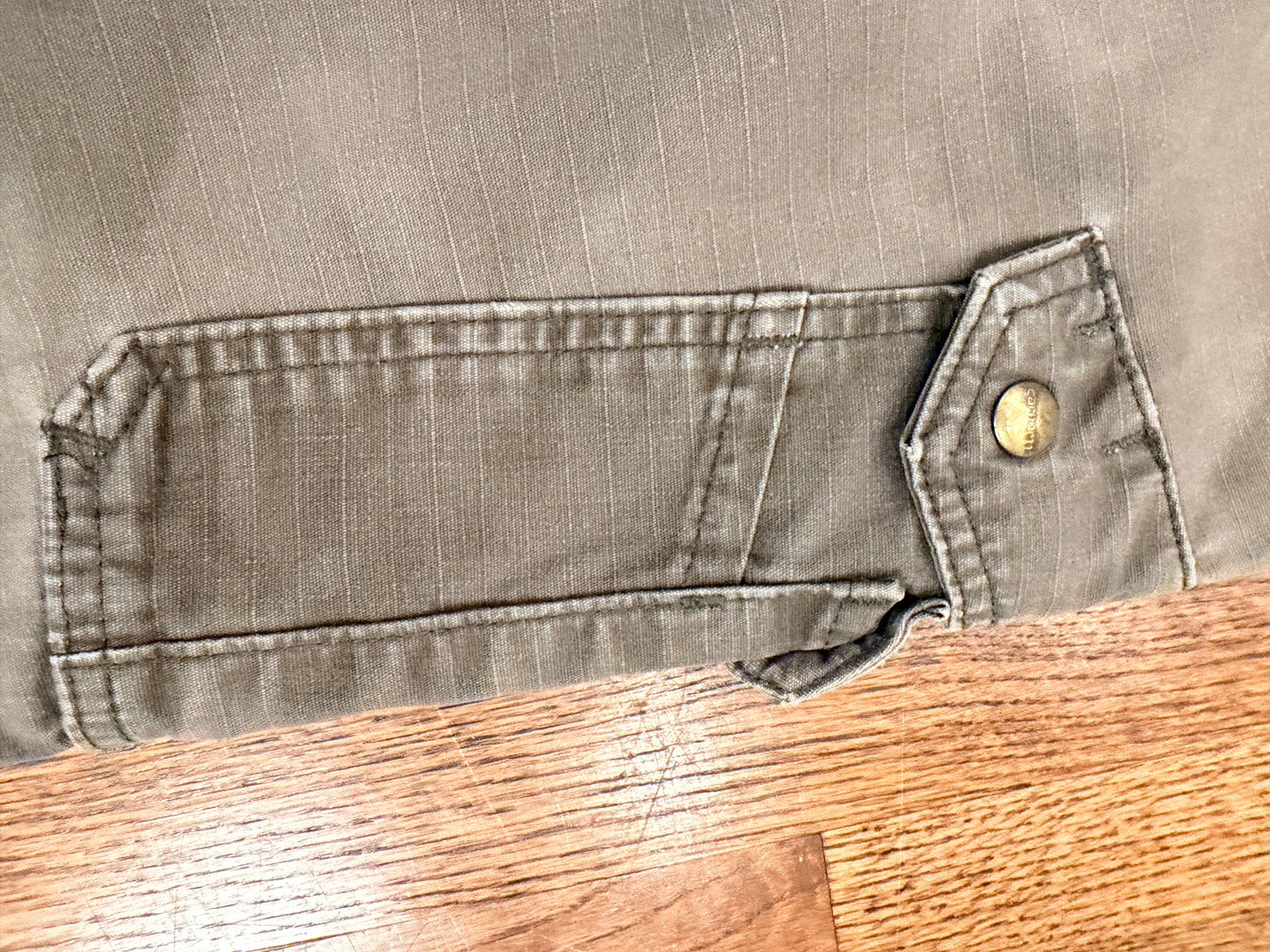 Carhartt Patched Ripstop Work Pants Distressed Utility Cargo 27x30 Streetwear