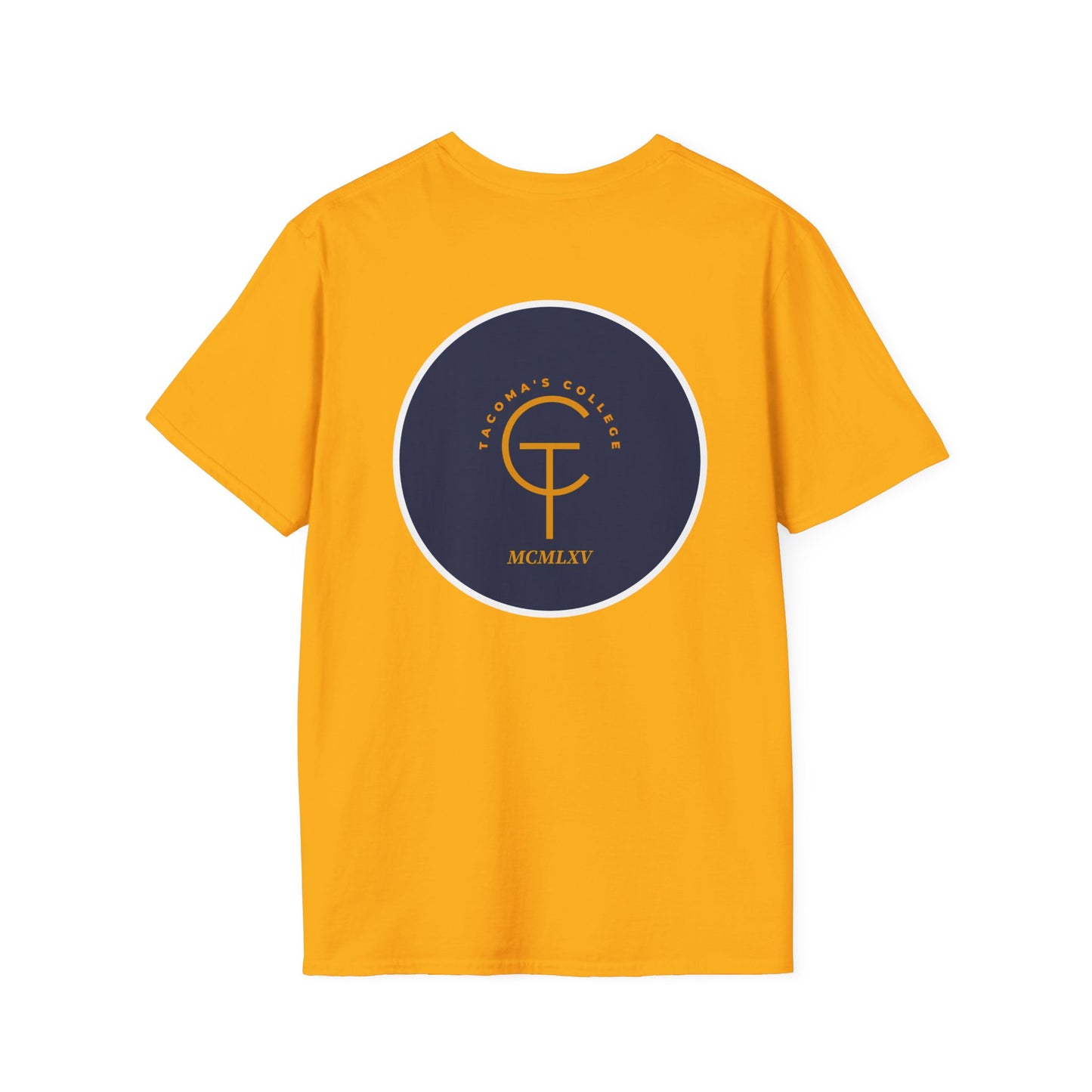 Tacoma’s College Unisex Softstyle T-Shirt - Casual Vintage Tee for Students & Alumni