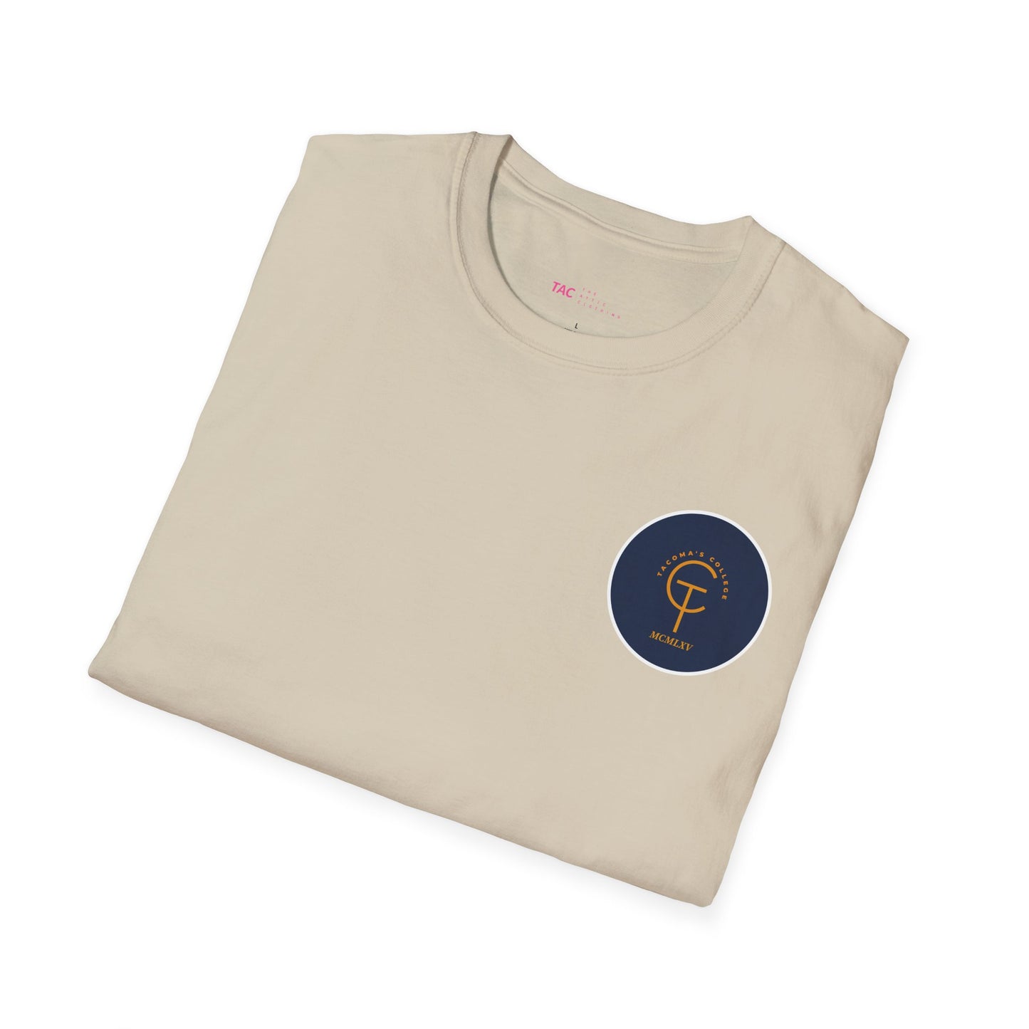 Tacoma’s College Unisex Softstyle T-Shirt - Casual Vintage Tee for Students & Alumni