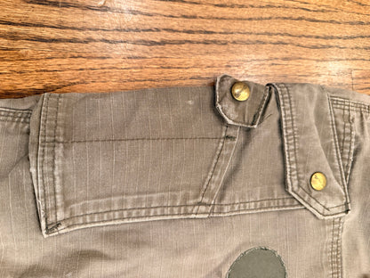 Carhartt Patched Ripstop Work Pants Distressed Utility Cargo 27x30 Streetwear